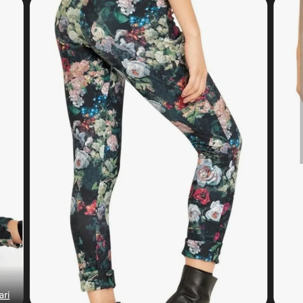 Blackmilk Take my Monet cuffed pants
